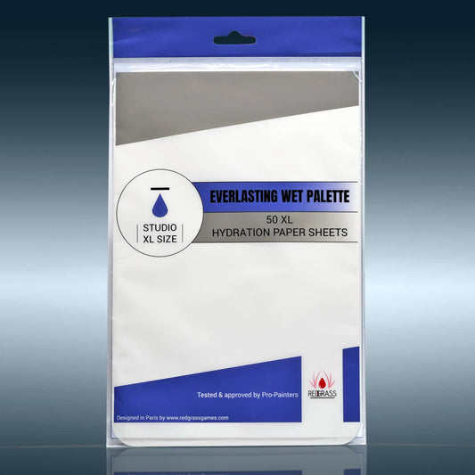 RedGrass Games: 50 x hydration paper sheets for Studio XL