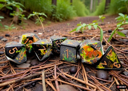 Brush Deep Forest/Gold 7-Die Set