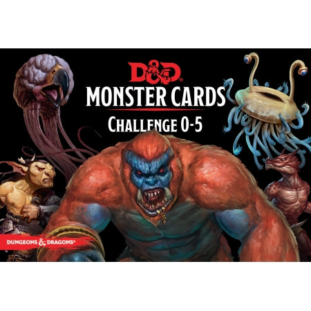 Dungeons & Dragons RPG: Monster Cards Challenge 0-5