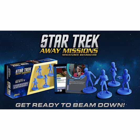 Star Trek Away Missions: Classic Federation Away Team 2 (Scotty, Sulu, Uhura, & Leslie)