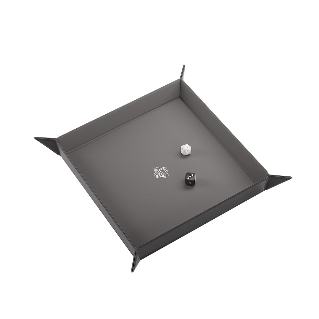 Magnetic Dice Tray Square Black/Gray