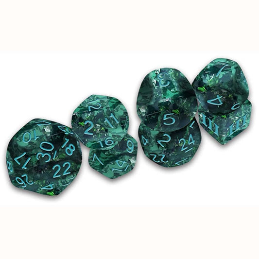 Verdigris Grecian Vase Dice (DCC Funky 7ct)