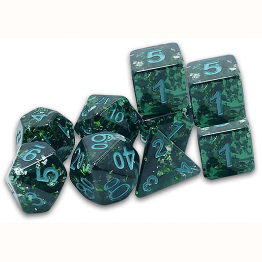 Verdigris Grecian Vase Dice (Traditional 9ct)