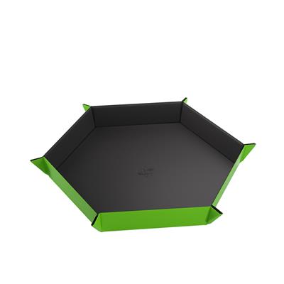 Magnetic Dice Tray Hexagonal Black/Green