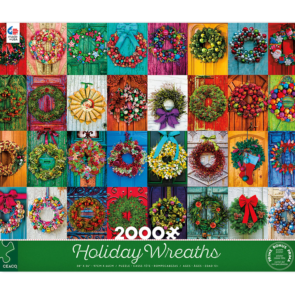 Holiday Wreaths Jigsaw Puzzle