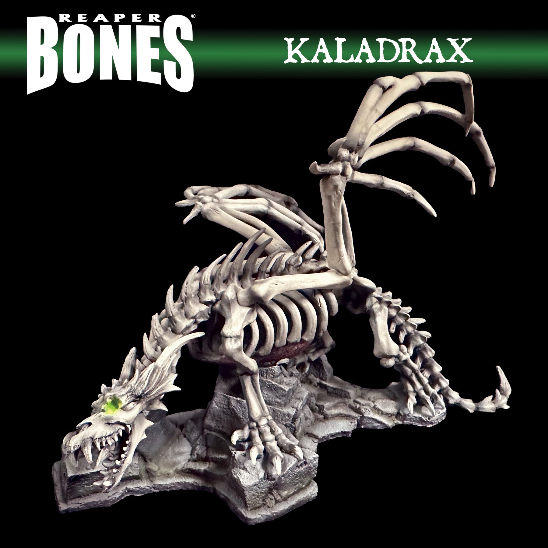 Reaper Miniatures Dark Heaven Bones: Hill Giant Hunter & Dire Lion – 25mm Heroic Scale Unpainted RPG Miniatures