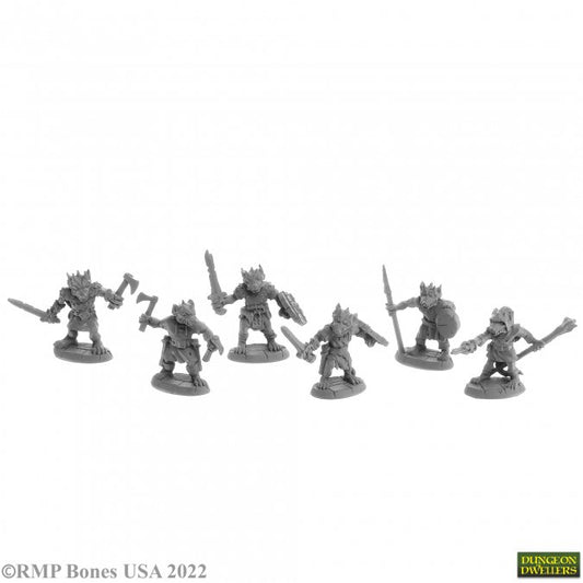 Dungeon Dwellers Bones: Nightclaw Kobolds (6)