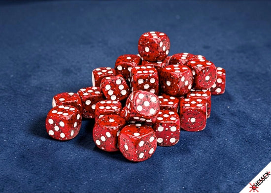 Speckled: Lava Stone 12mm D6 Dice Block (36)