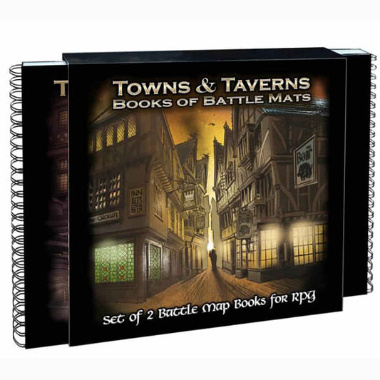 BOOK OF BATTLE MATS: TOWNS & TAVERNS