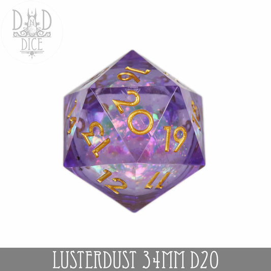 Lusterdust Liquid Core 34mm Countdown D20