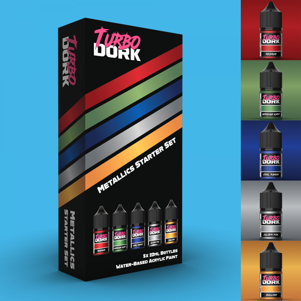 Turbo Dork Paint - Metallics Starter Set