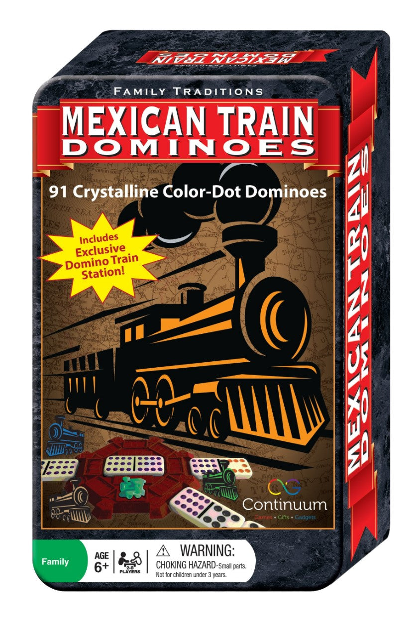 Dominoes Mexican Train set