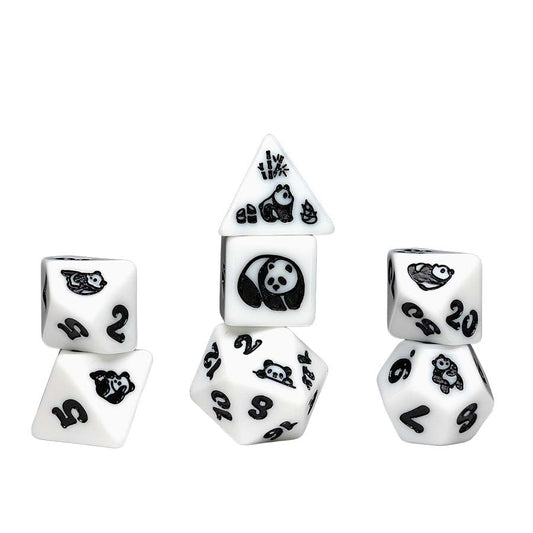 7ct Animal Dice: Moon Panda