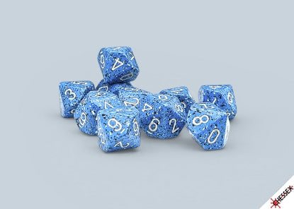 Speckled: Ocean Stone Set of Ten d10s