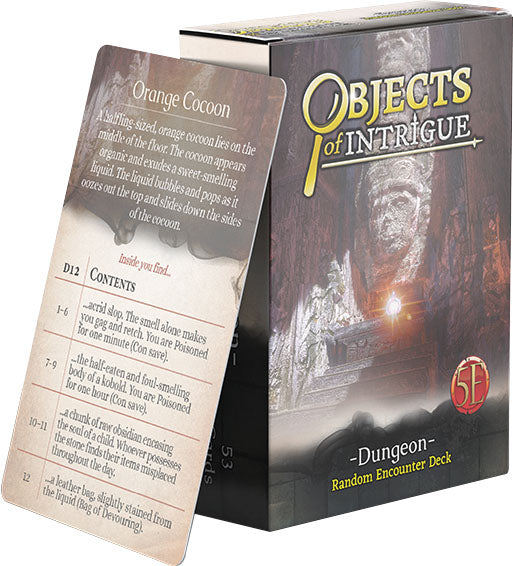Game Master's Toolbox: Objects of Intrigue - Dungeons