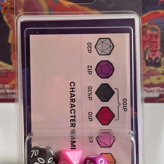 COLOR CODED DICE SET