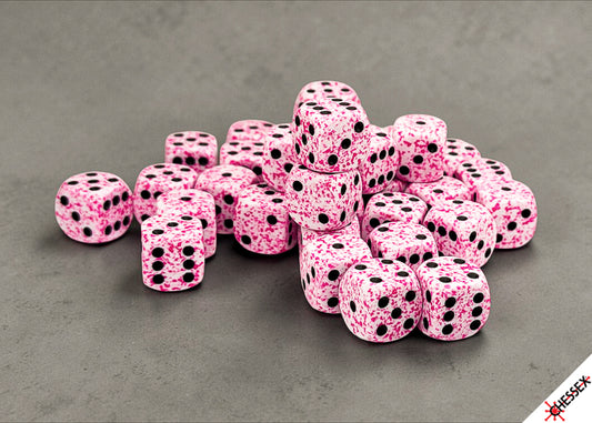 Speckled: Pink 12mm D6 Dice Block (36)