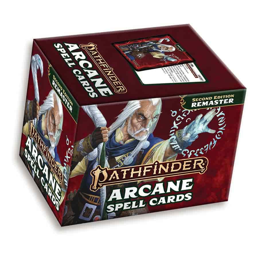 Pathfinder Rpg (2e): Arcane Spell Cards (Remastered)