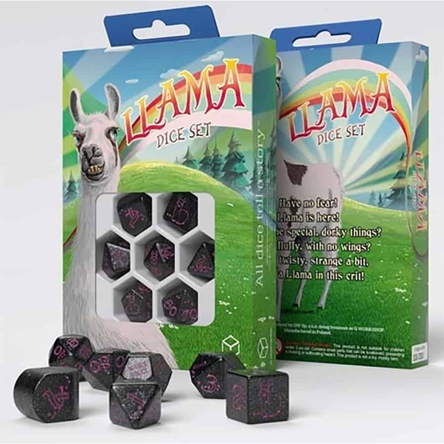 Llama Dice Set: Spitty