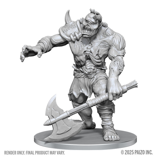 Pathfinder Battles Deep Cuts Unpainted Miniatures: W28 Dread Zombie Cyclops