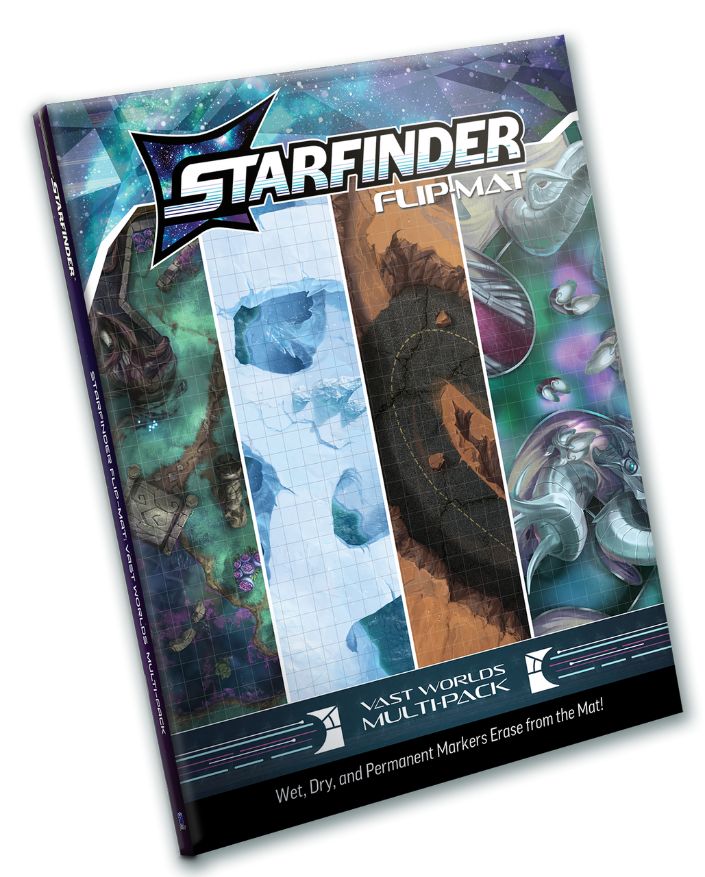 Starfinder RPG (2e): Flip-Mat: Vat Worlds Multi-Pack