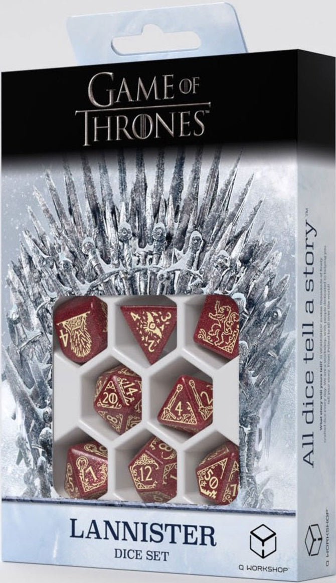Game of Thrones RPG Dice Set - Lannister