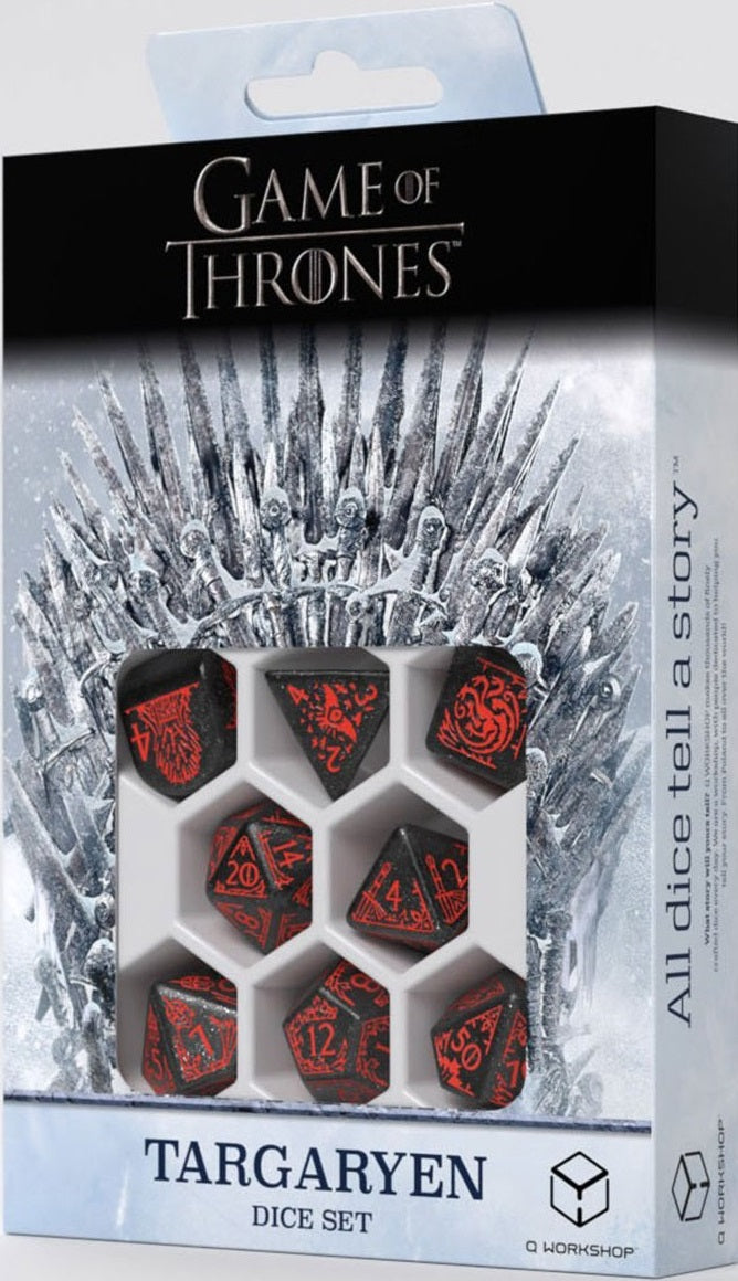 Game of Thrones RPG Dice Set - Targaryen