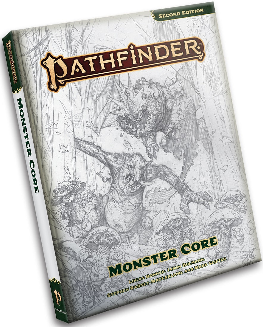 Pathfinder RPG: Monster Core Hardcover (Sketch Cover)