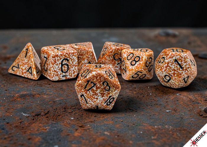 Speckled: Rust Polyhedral 7-Die Set