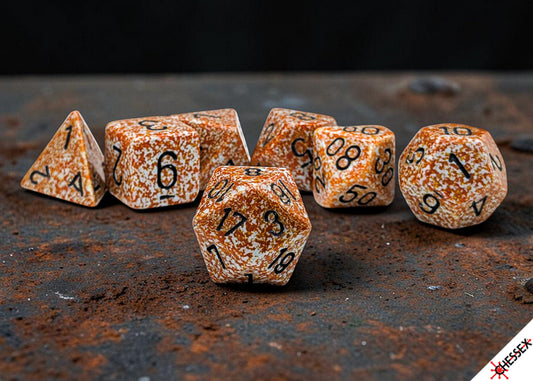 Speckled: Rust Polyhedral 7-Die Set