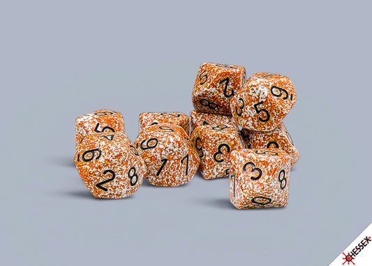 Speckled: Rust Set of Ten d10s