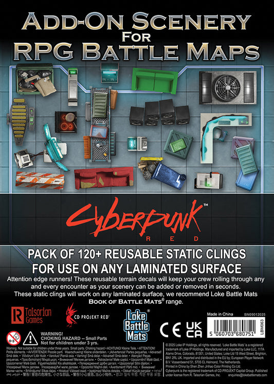 Cyberpunk Add On Scenery Pack RPG Maps