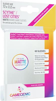 Matte Sleeves: Scythe and-or Lost Cities (72 x 112mm)