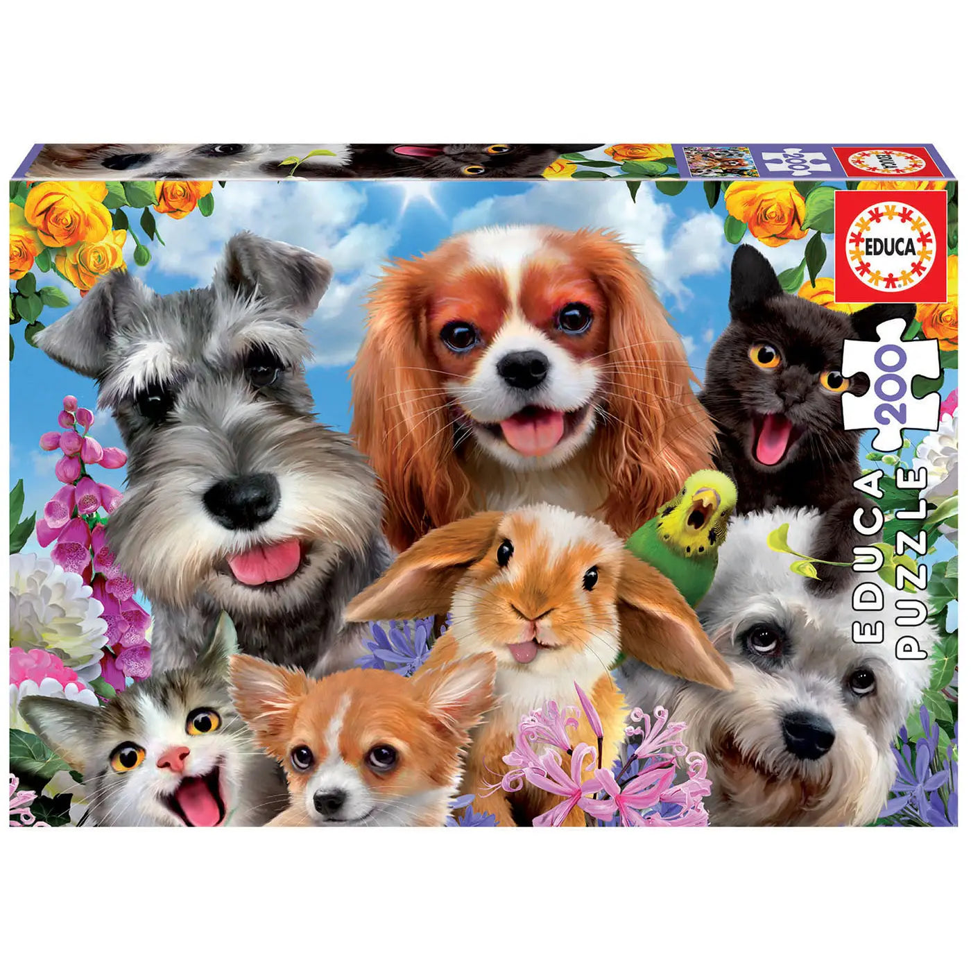 Selfie Pets 200 piece jigsaw puzzle