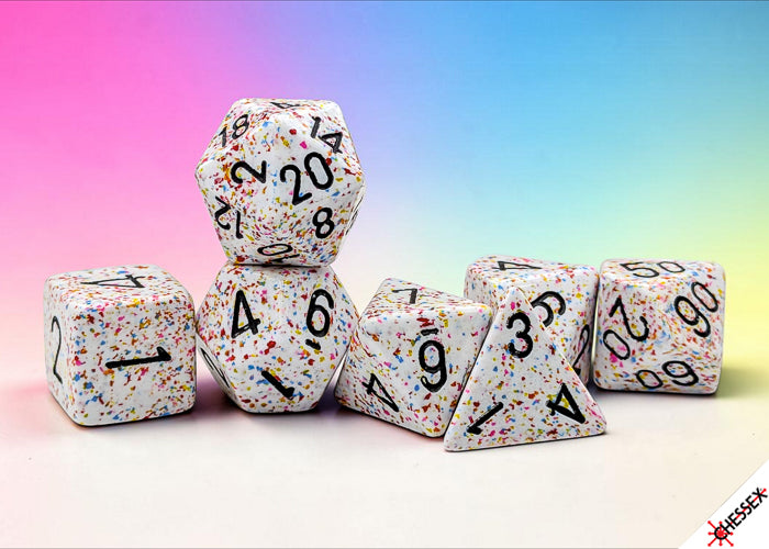 Speckled: Birthday Polyhedral 7-Die Set