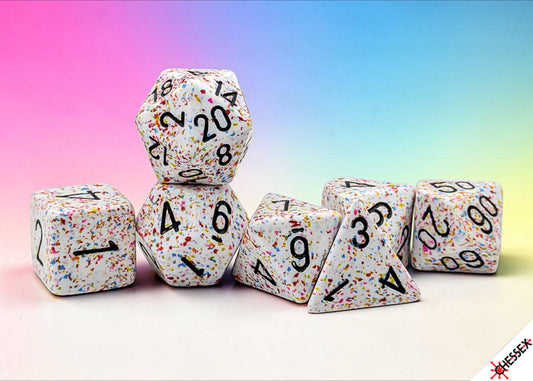 Speckled: Birthday Polyhedral 7-Die Set