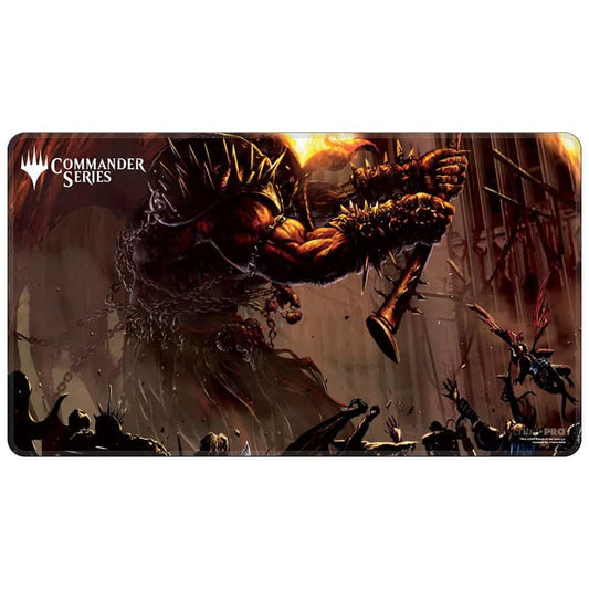 ULTRA PRO: MAGIC THE GATHERING: COMMANDER SERIES (Q2 2024 ALLIED COLOR): STITCHED EDGE PLAYMAT: RAKDOS