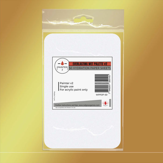 RedGrass Games: Everlasting Wet Palette v2 Hydration Paper 50 Sheets