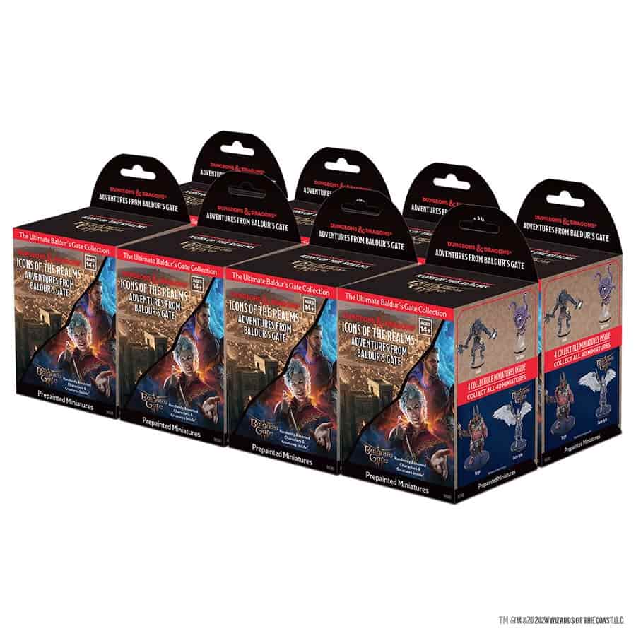 Dungeons And Dragons: Icons Of The Realms Miniatures (Set 35): Adventures From Baldur's Gate Booster Brick