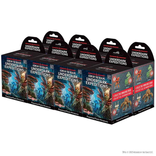 DUNGEONS AND DRAGONS: ICONS OF THE REALMS MINIATURES (SET 36): UNDERDARK EXPEDITIONS