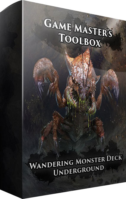 Game Master's Toolbox: Wandering Monster Deck - Underground