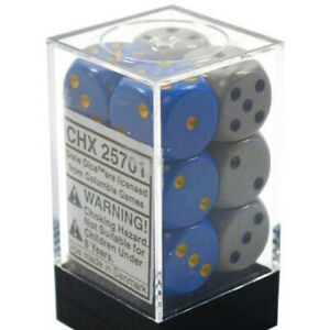 Opaque: Dixie Dice 16mm D6 Dice Block (12)