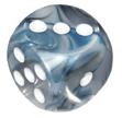 Lustrous: Slate/White 16mm D6 Dice Block (12)