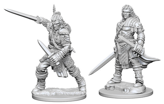 Deep Cuts Unpainted Miniatures - Human Male Fighter