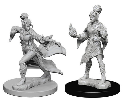 Deep Cuts Unpainted Miniatures - Elf Female Sorcerer