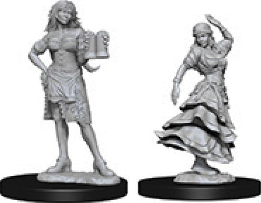 Deep Cuts Unpainted Miniatures - Bartender/Dancing Girl