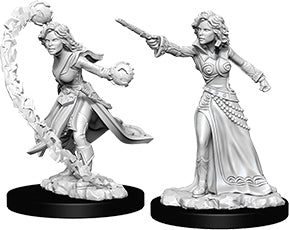 Deep Cuts Unpainted Miniatures - Female Human Wizard