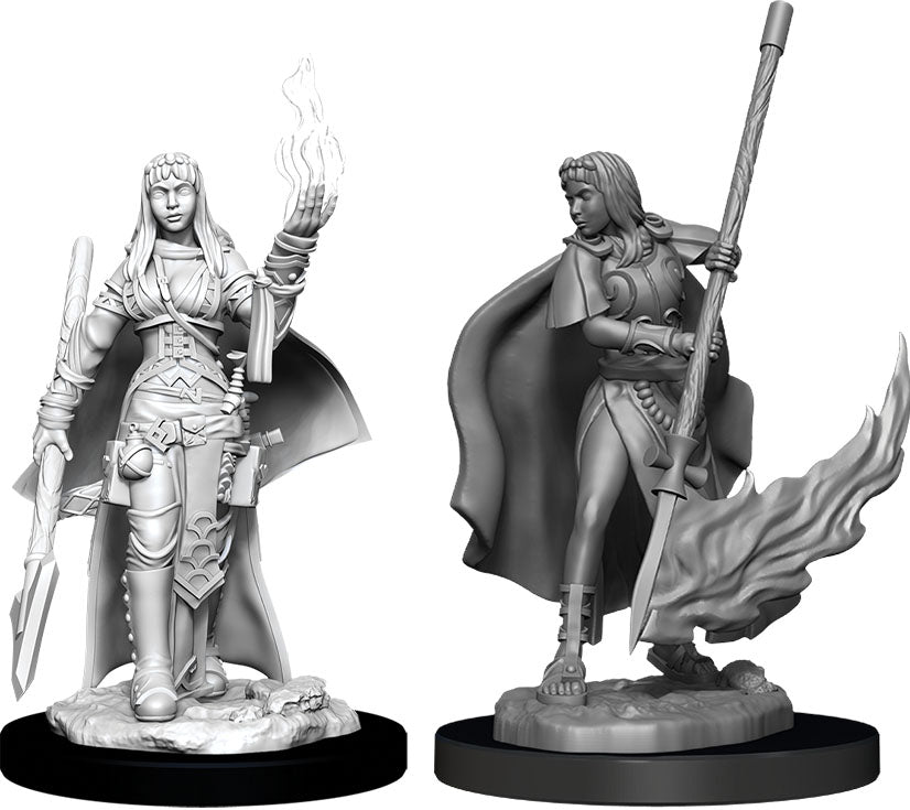 Deep Cuts Unpainted Miniatures - Female Human Oracle