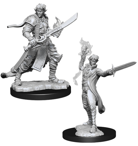 Deep Cuts Unpainted Miniatures - Male Elf Magus