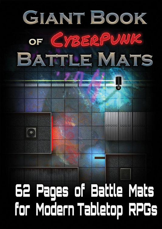 Battle Mats: Giant Book of CyberPunk Battle Mats